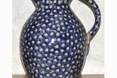 Blue-spongeware-jug